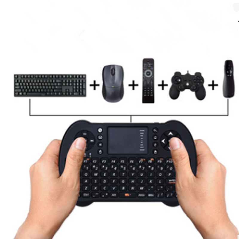 Compact Air Mouse Wireless Keyboard