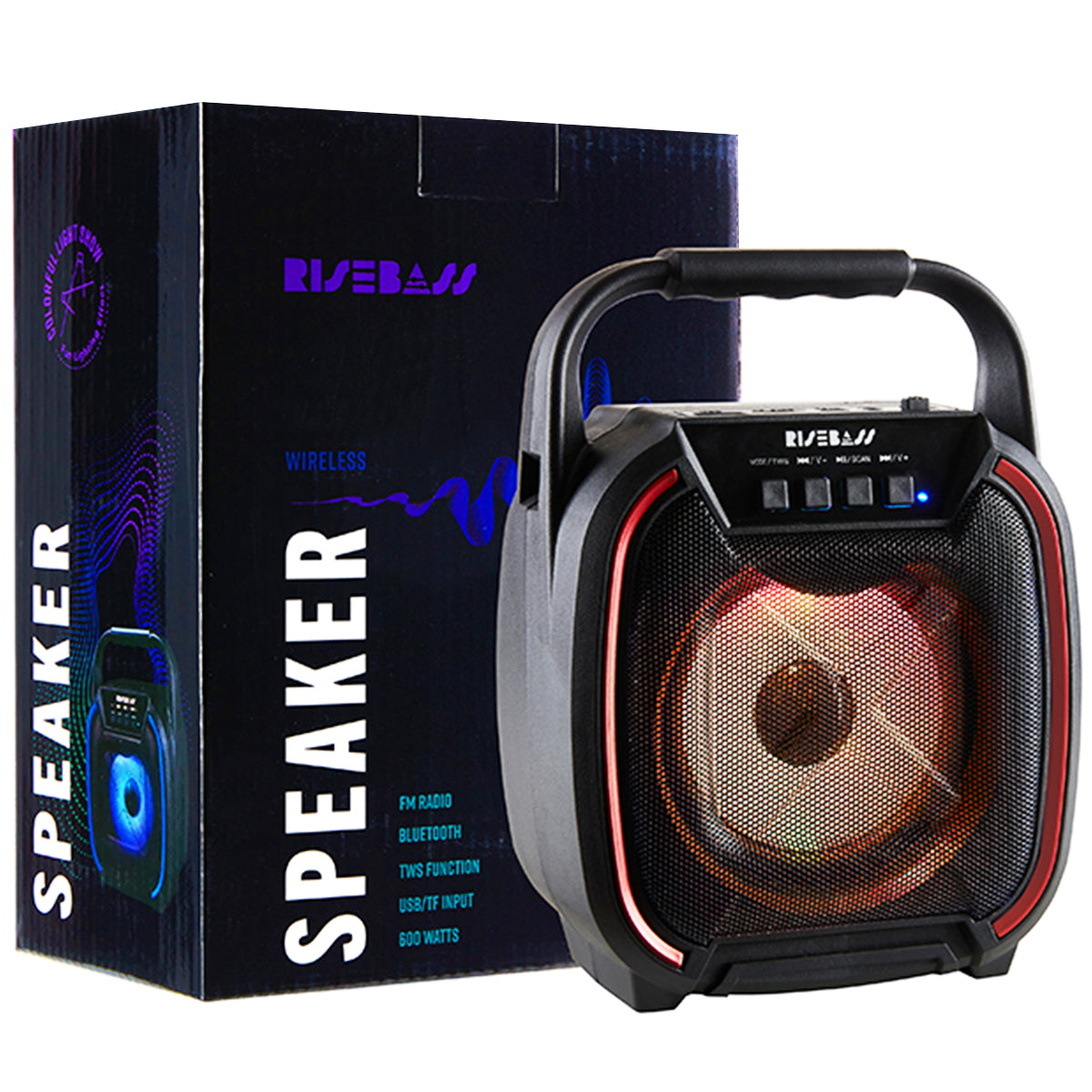 8" 600W PartyPro Wireless Speaker - TWS Bluetooth