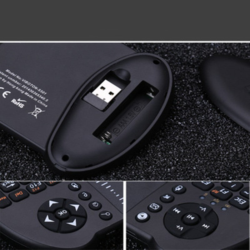 Compact Air Mouse Wireless Keyboard