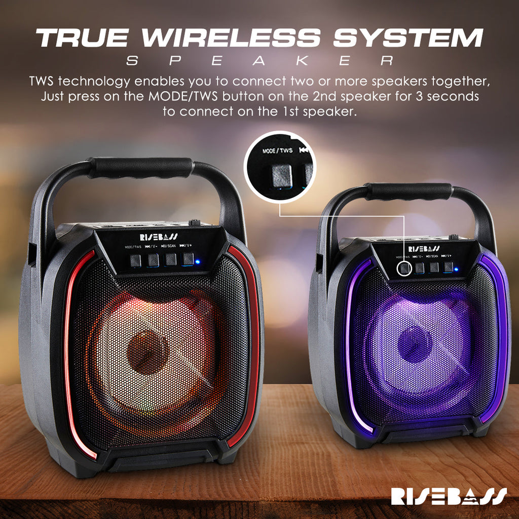 8" 600W PartyPro Wireless Speaker - TWS Bluetooth