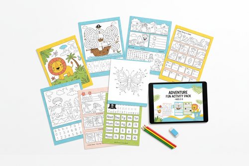 Kids' Activity Printable Pack Mockup